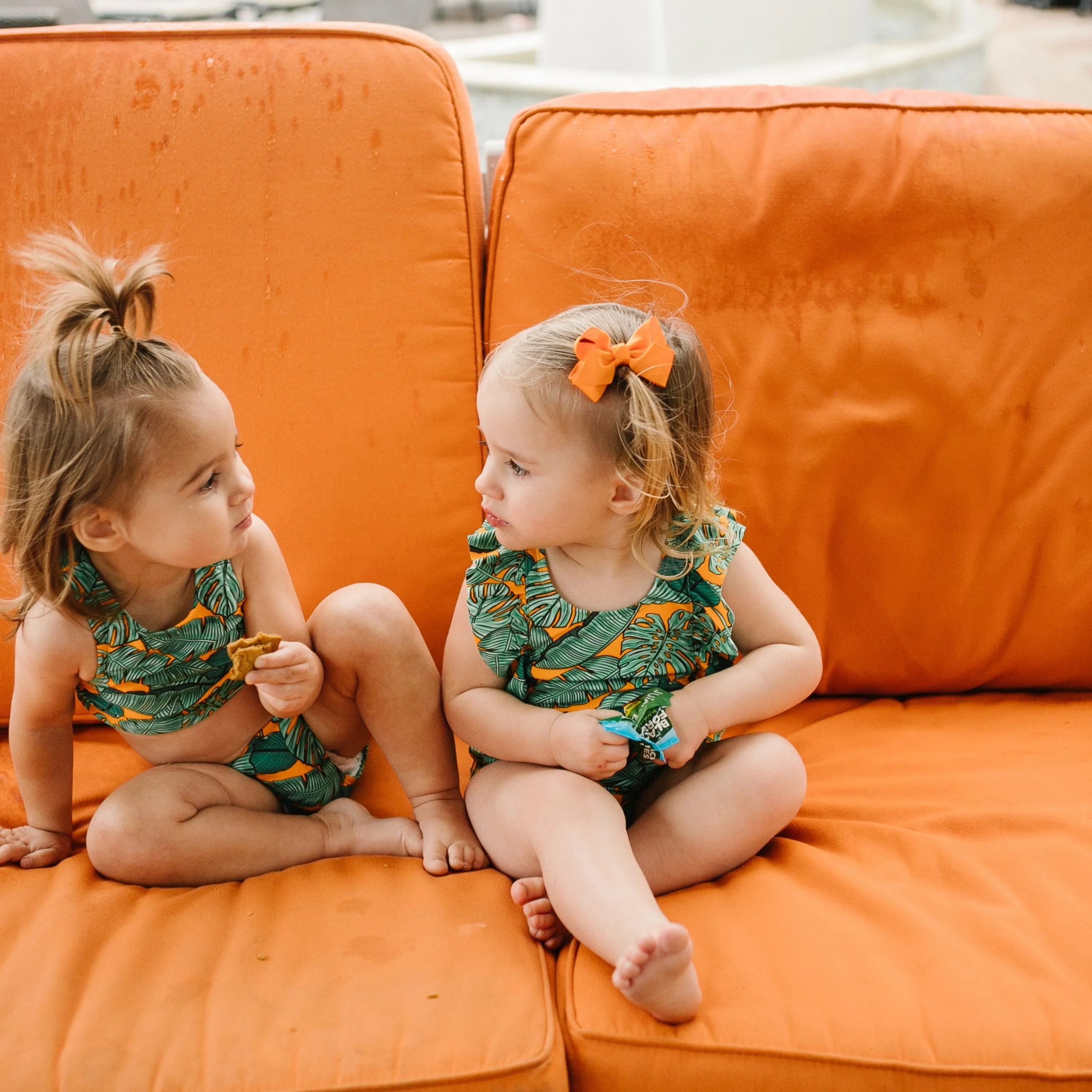 Girls Halter Top Bikini Set (2 Piece) | "The Tropics"