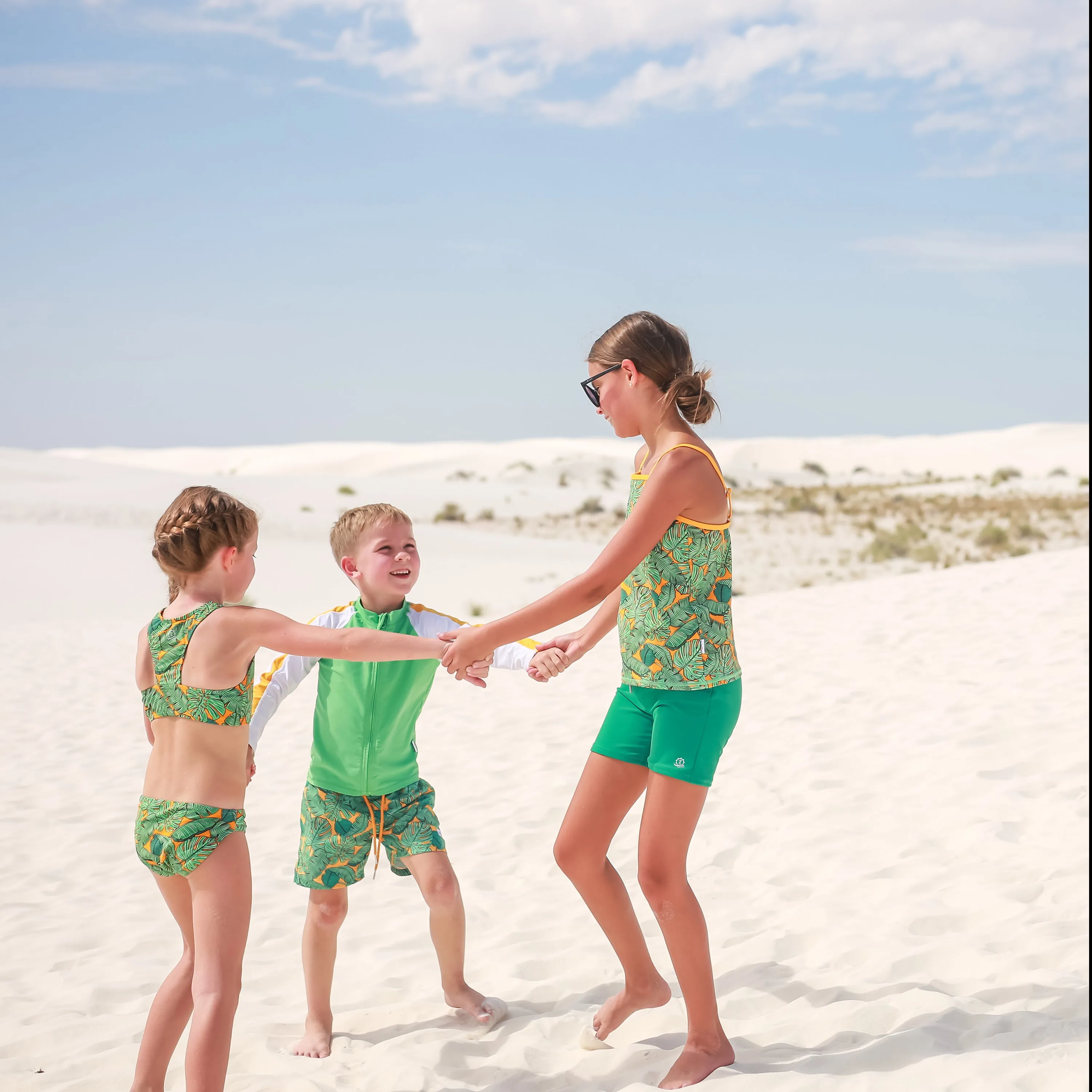 Girls Halter Top Bikini Set (2 Piece) | "The Tropics"