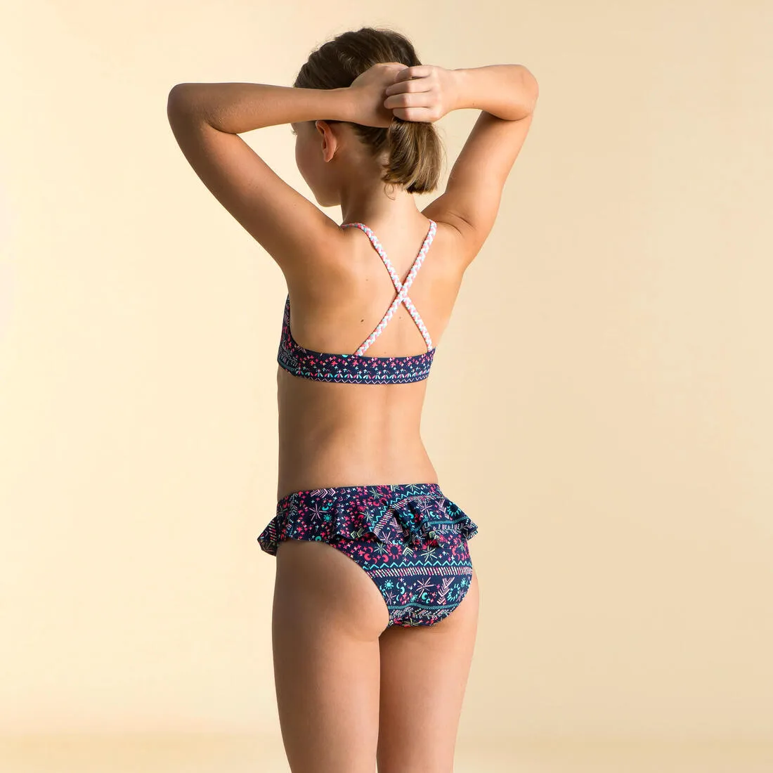Girls’ Swimming Swimsuit Bottoms Lila