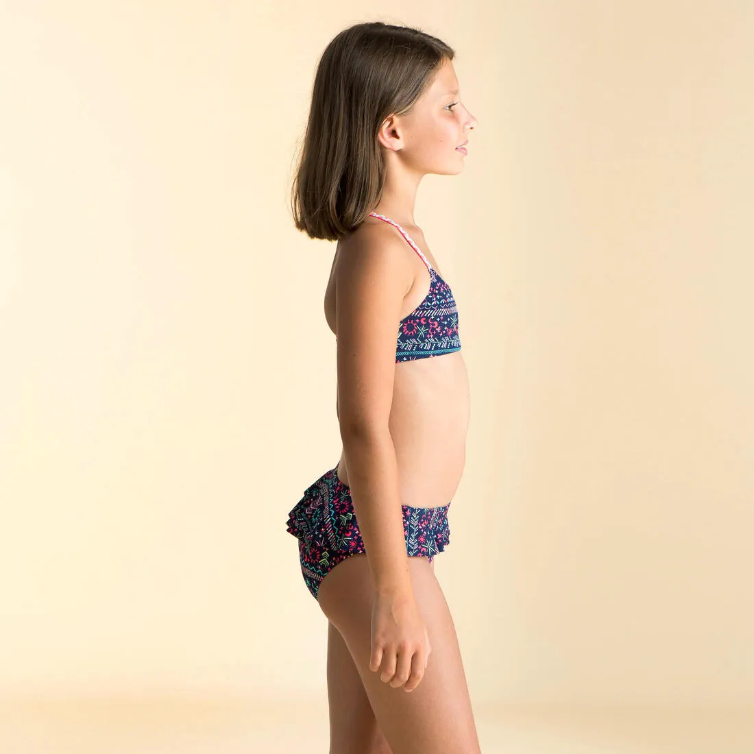 Girls’ Swimming Swimsuit Bottoms Lila
