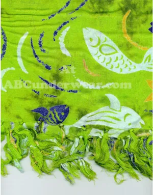 Green Fish Sarong