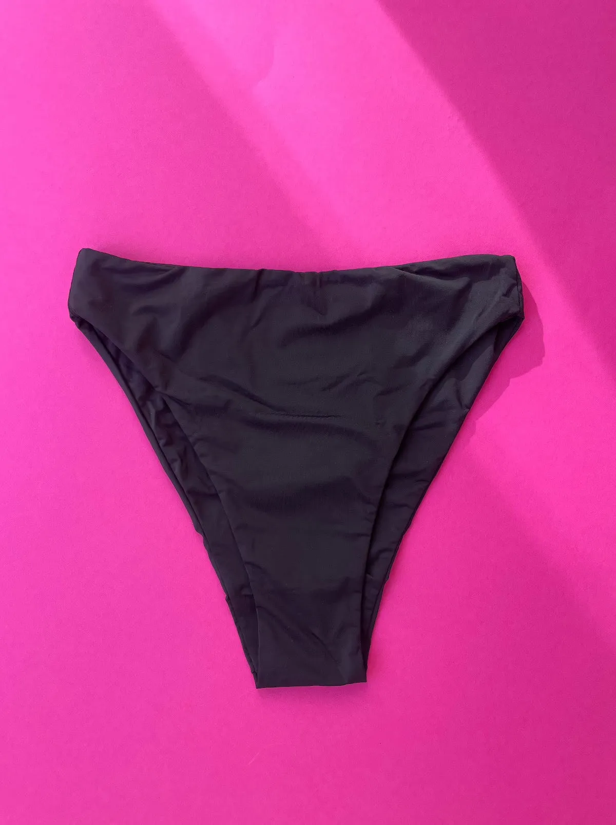Haight: Mah High Waisted Bikini Bottom - Black