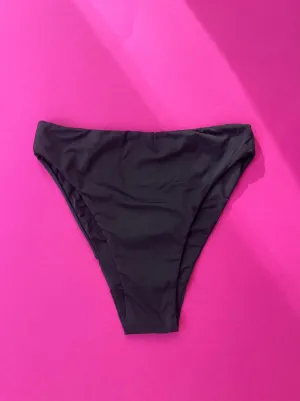 Haight: Mah High Waisted Bikini Bottom - Black