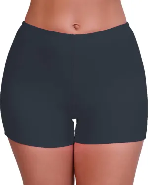 Halcurt Women's 3" High Waisted Swim Board Shorts Tankini Bottoms Boyshorts Beach Swimsuit