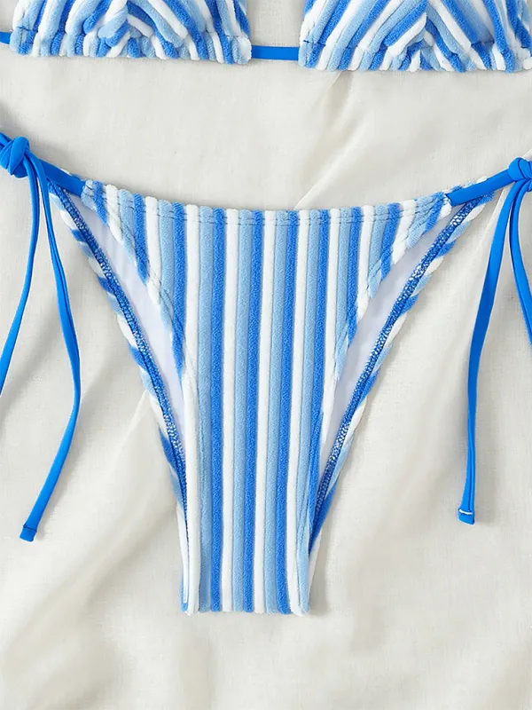 Halter neck bikini summer beach vacation swimsuit
