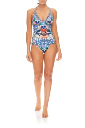 HALTER TANKINI FARAWAY FLORALS