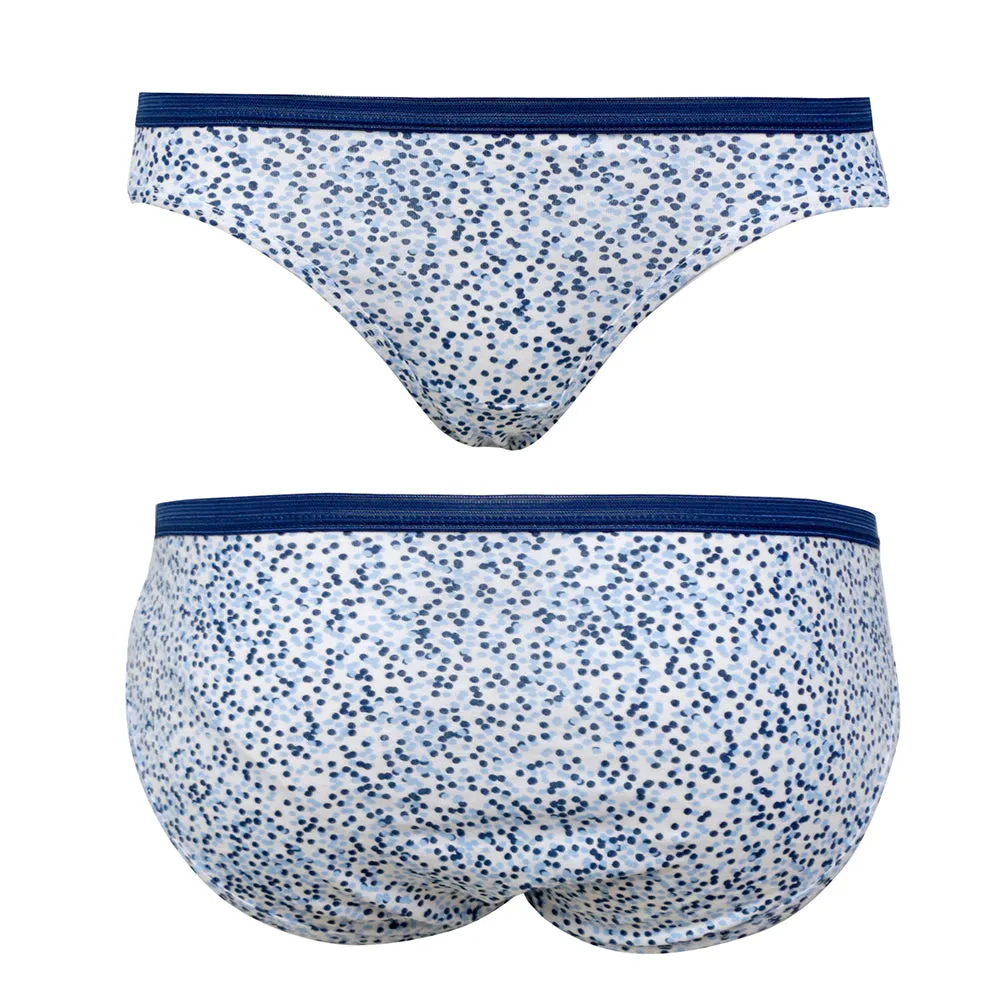 Hanes Women's 4 Pack Ultimate Cotton Comfort Low Rise Moderate Coverage Bikinis