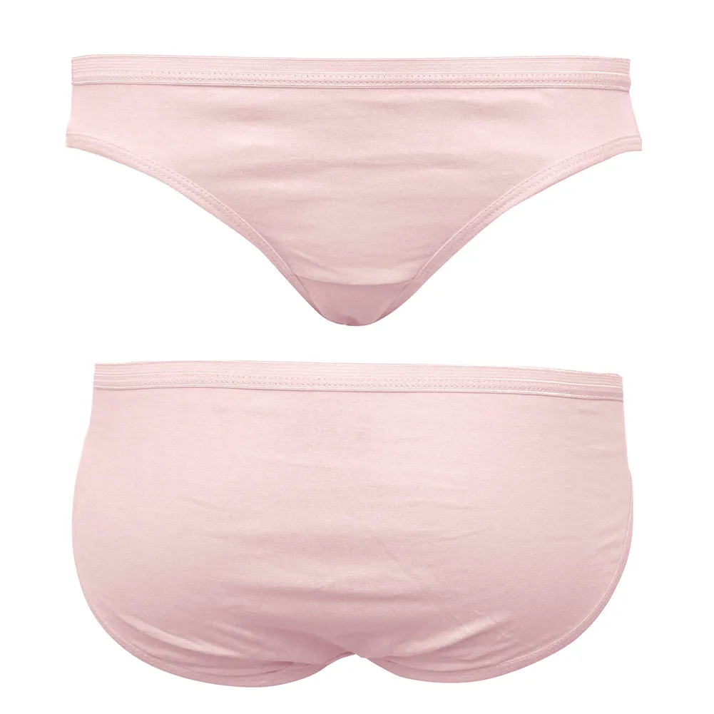 Hanes Women's 4 Pack Ultimate Cotton Comfort Low Rise Moderate Coverage Bikinis