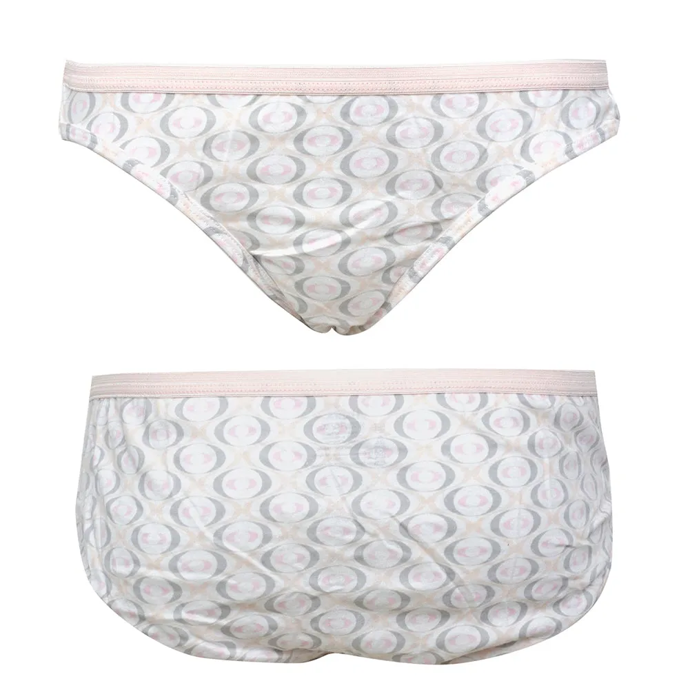 Hanes Women's 4 Pack Ultimate Cotton Comfort Low Rise Moderate Coverage Bikinis