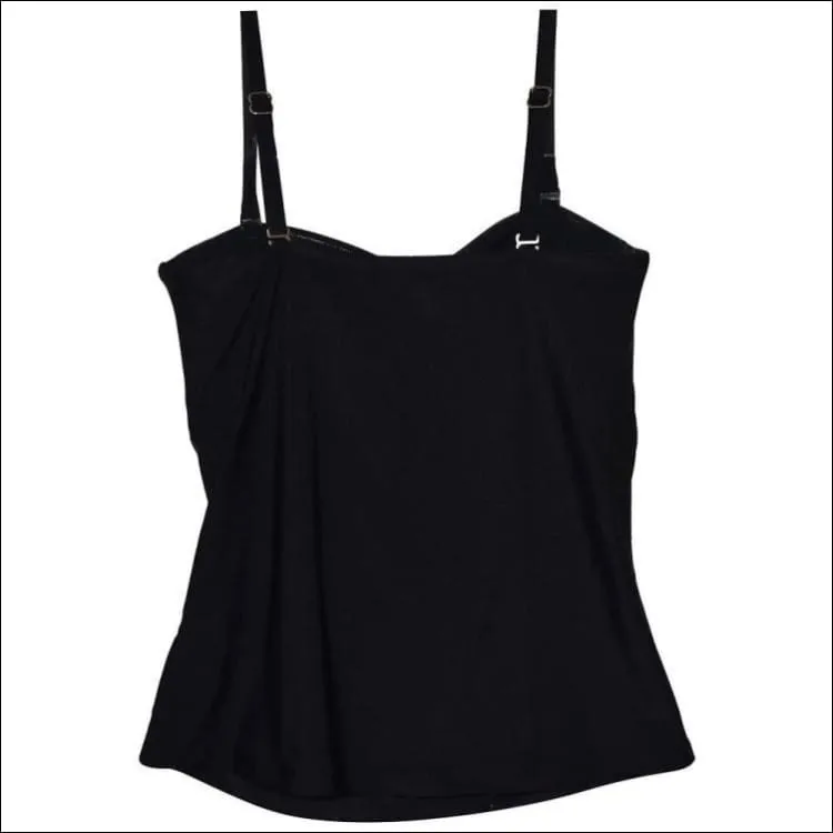 Heat Womens Twisted Bandeau Tankini Swimsuit Top S-XL