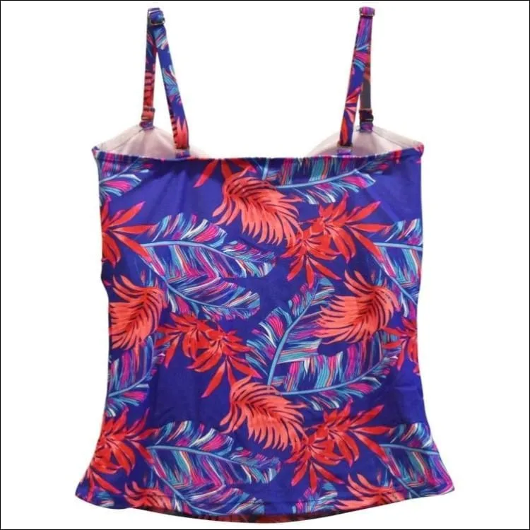 Heat Womens Twisted Bandeau Tankini Swimsuit Top S-XL
