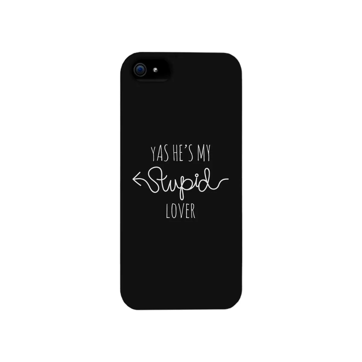 He's My Stupid Lover-Right Black Phone Case