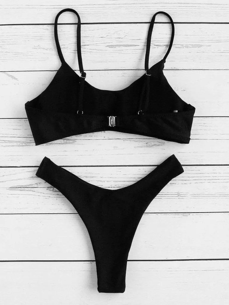High Leg Bikini Set