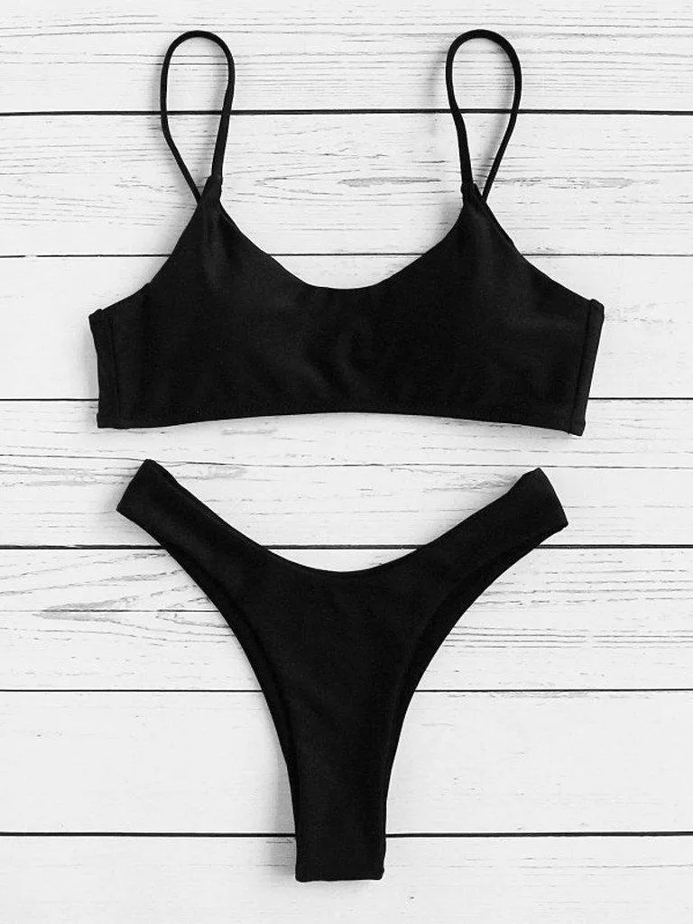 High Leg Bikini Set