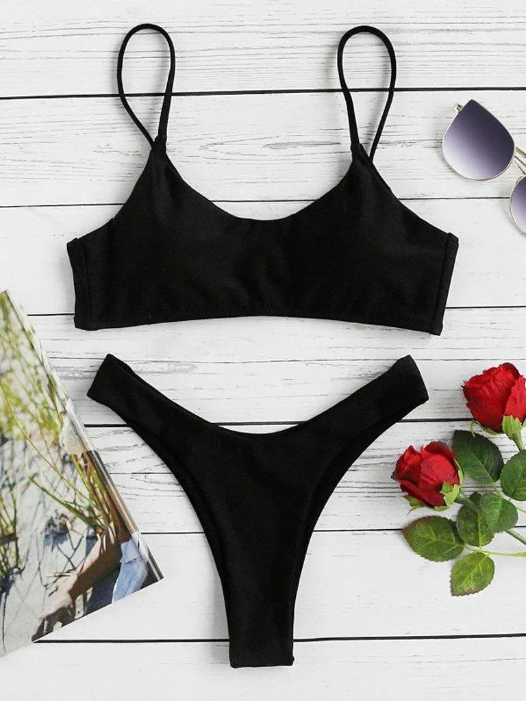 High Leg Bikini Set
