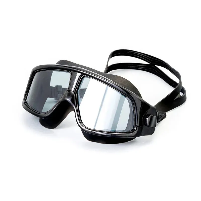 High-Quality HD Anti-fog Swim Glasses - Large Frame for Adults