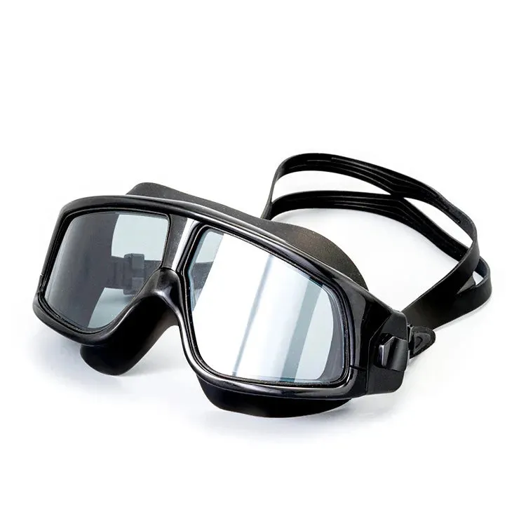 High-Quality HD Anti-fog Swim Glasses - Large Frame for Adults