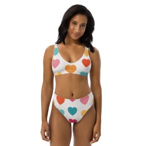 High Waisted Bikini Womens (Glamourange Luxury Bikini High Waisted - 0056 Patterns Model)