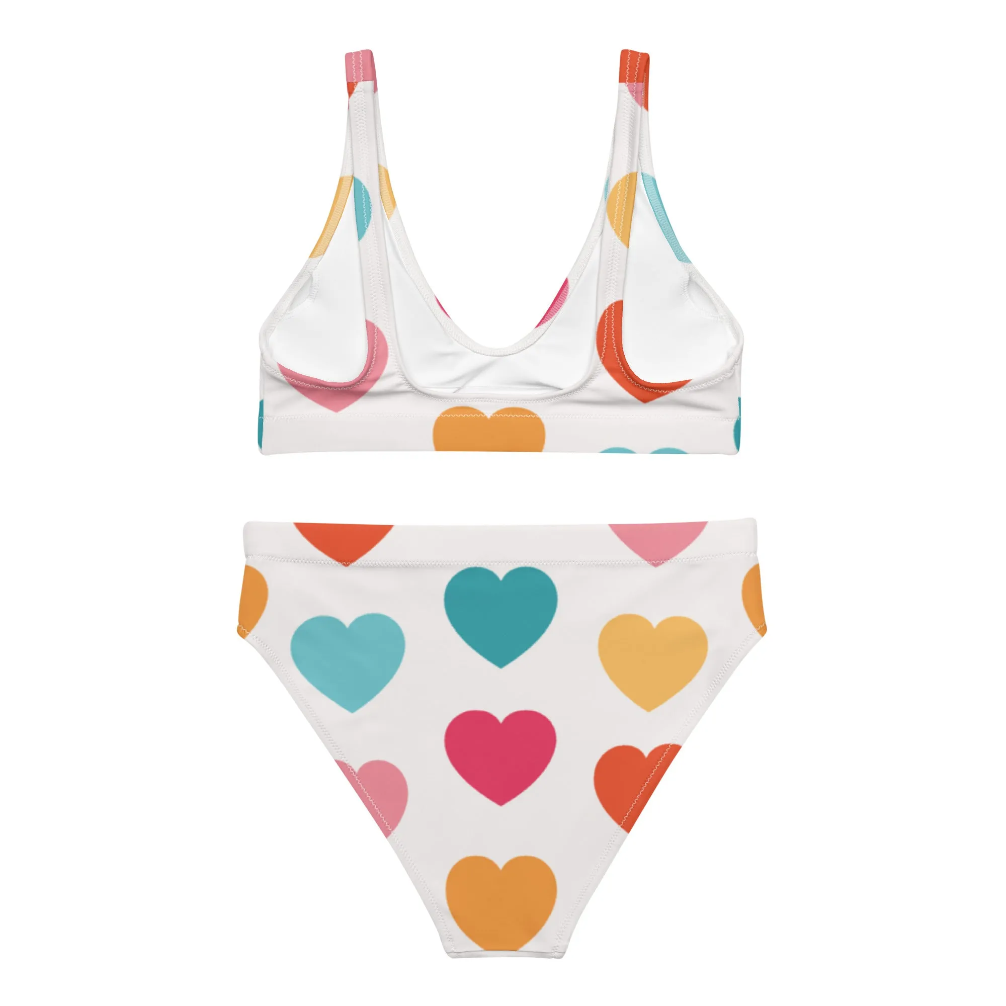 High Waisted Bikini Womens (Glamourange Luxury Bikini High Waisted - 0056 Patterns Model)