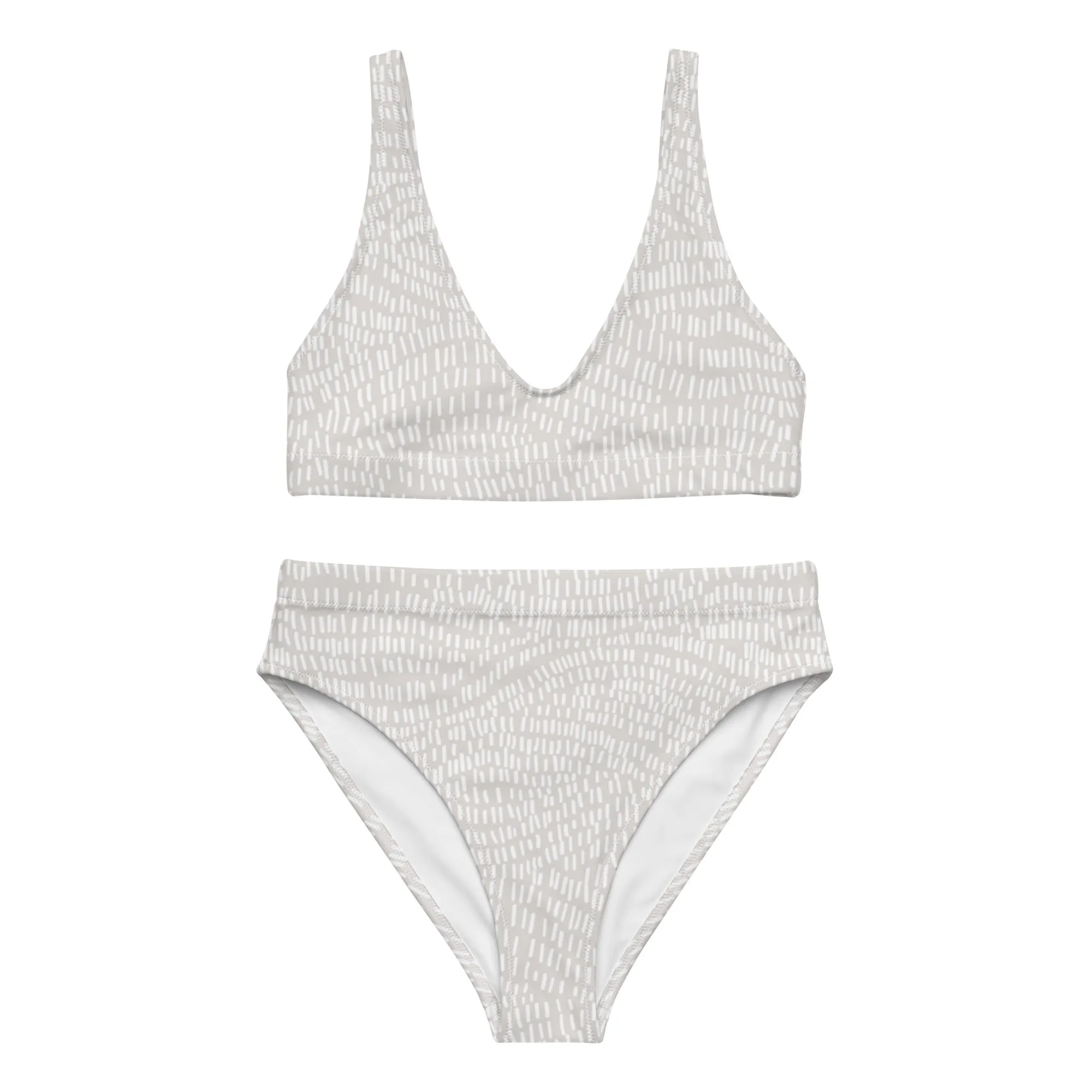 High Waisted Bikini Womens (Glamourange Luxury Bikini High Waisted - 0086 Patterns Model)