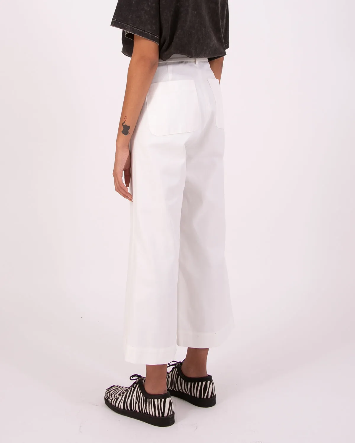 High Waisted Trouser - Natural W
