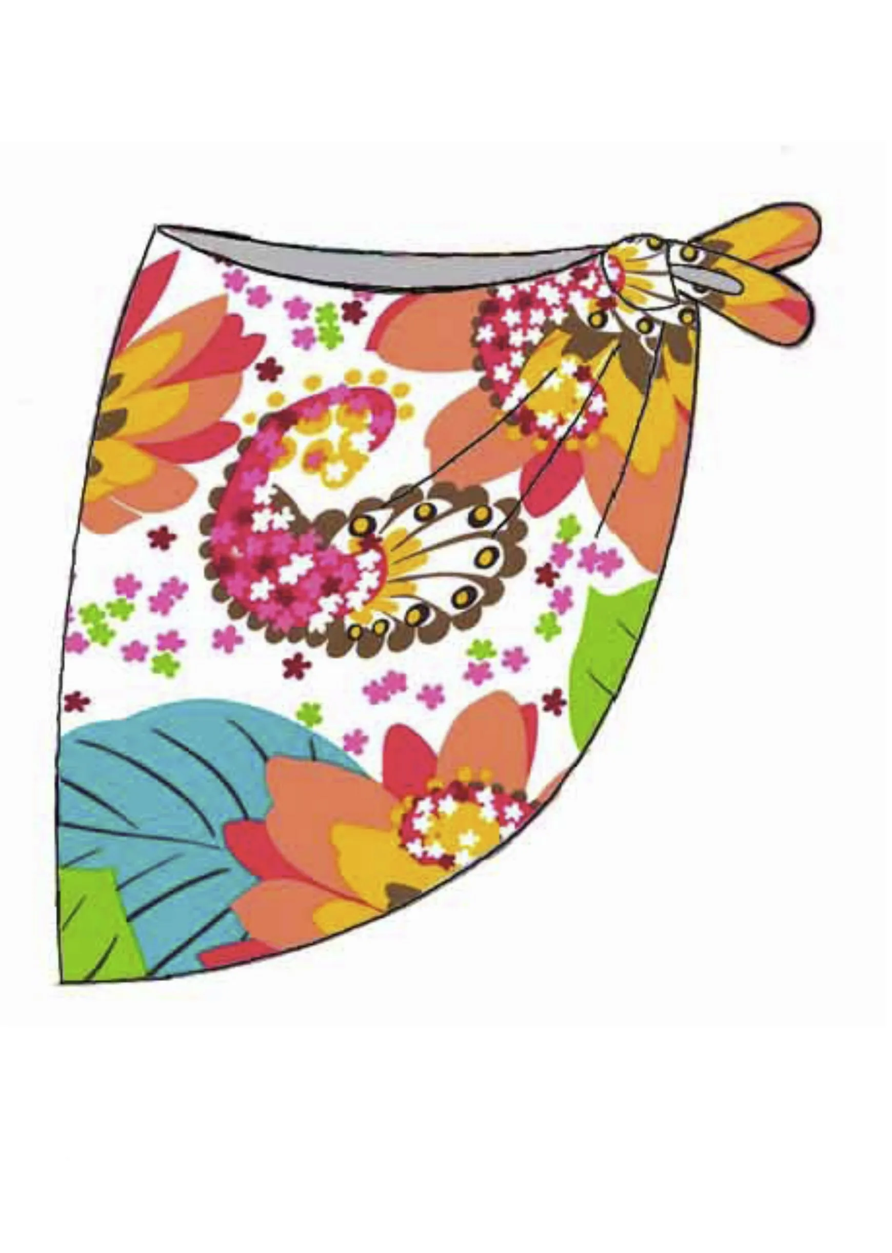 Histoire girls sarongs - tropical