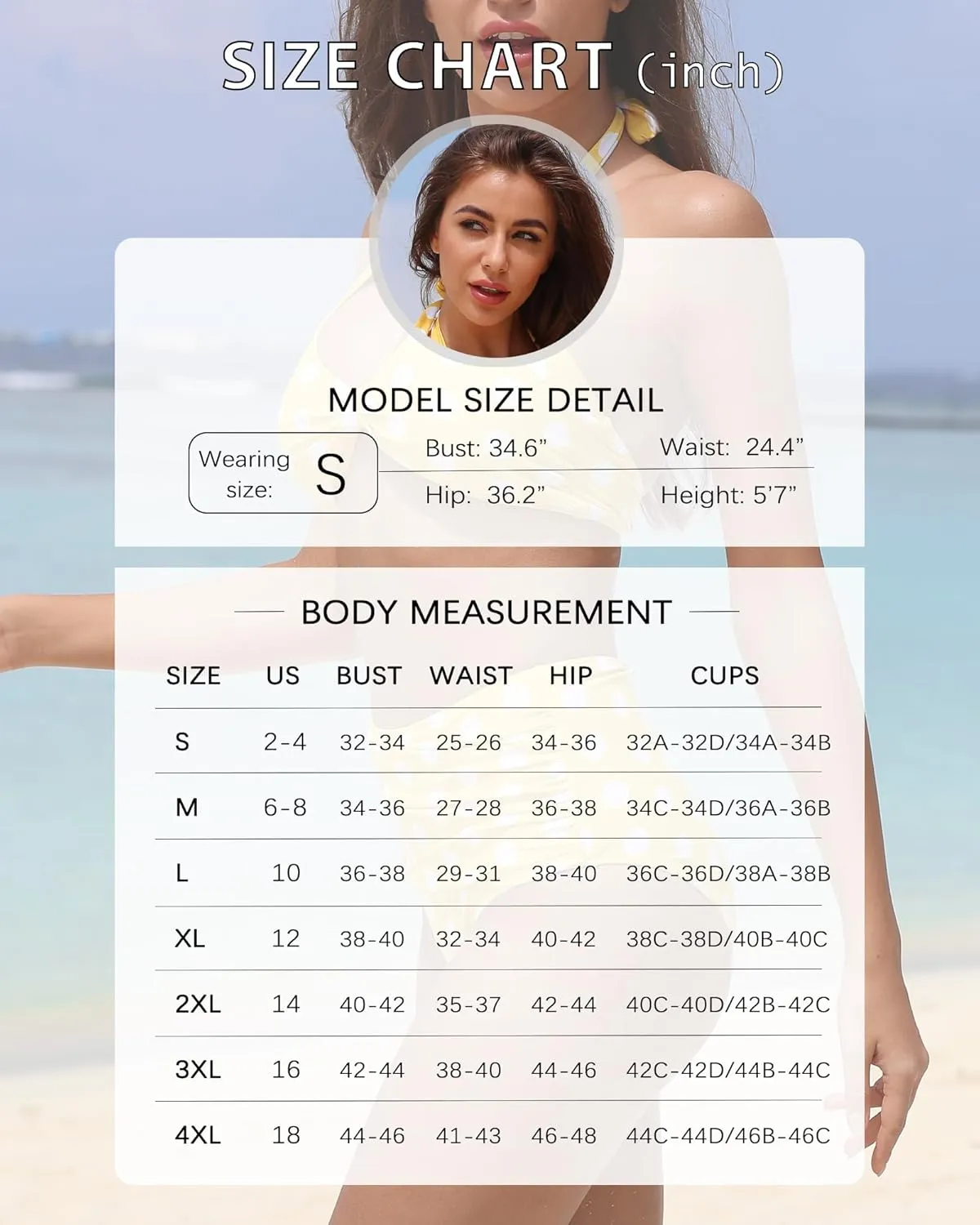 Honlyps Retro High Waist Swimsuit for Women Halter 2 Piece Bathing Suit Ruffle Bikini Set Tummy Control Dots Push Up Tankini