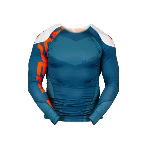Hyperfly Supreme Edge Long Sleeve Rash Guard Verdigris