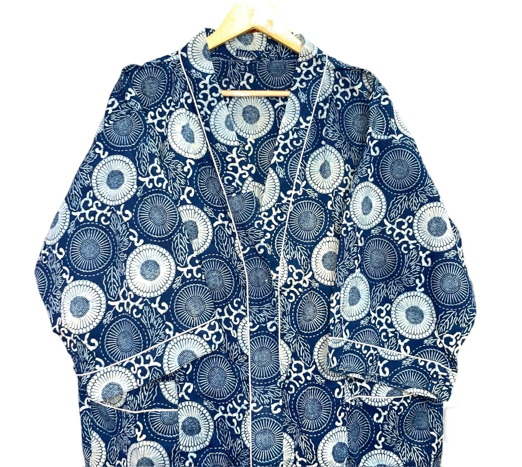 INDIGO  - KIMONO ROBE