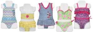 infant girl's fashion one-piece, two-piece, & tankini swimsuits - sizes 12m-24m Case of 48