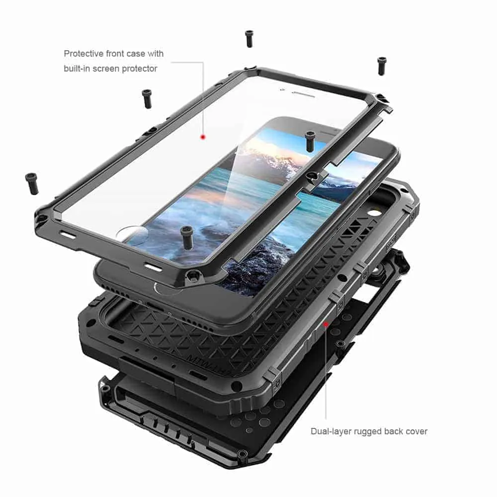 iPhone 7 Cases Black Waterproof Gorilla Case