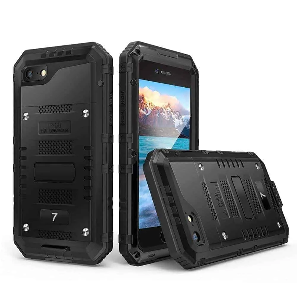 iPhone 7 Cases Black Waterproof Gorilla Case