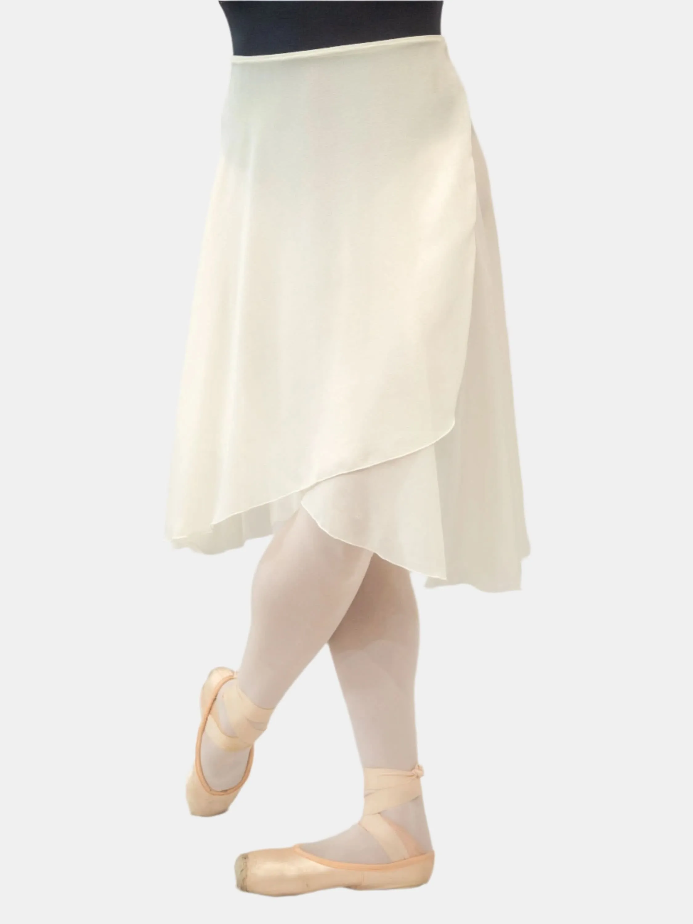 Ivory Wrap Long Dance Skirt MP310