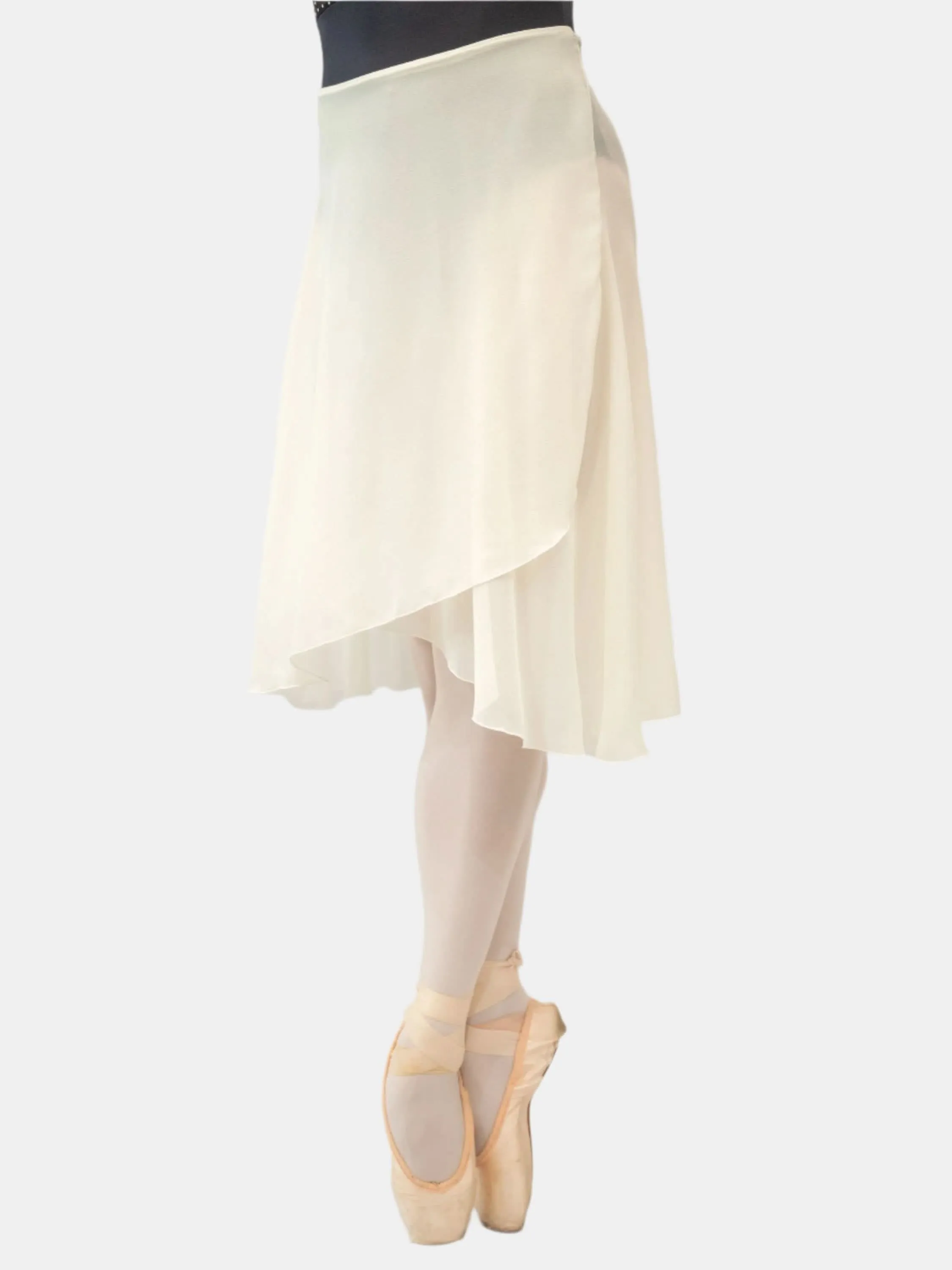 Ivory Wrap Long Dance Skirt MP310