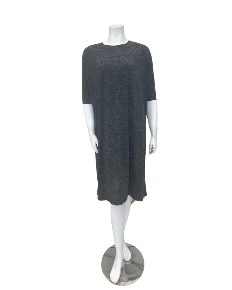 Jackie O'Loungewear Black Denim Swim Cover Up Dress