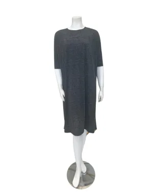 Jackie O'Loungewear Black Denim Swim Cover Up Dress