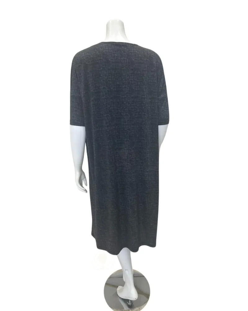 Jackie O'Loungewear Black Denim Swim Cover Up Dress