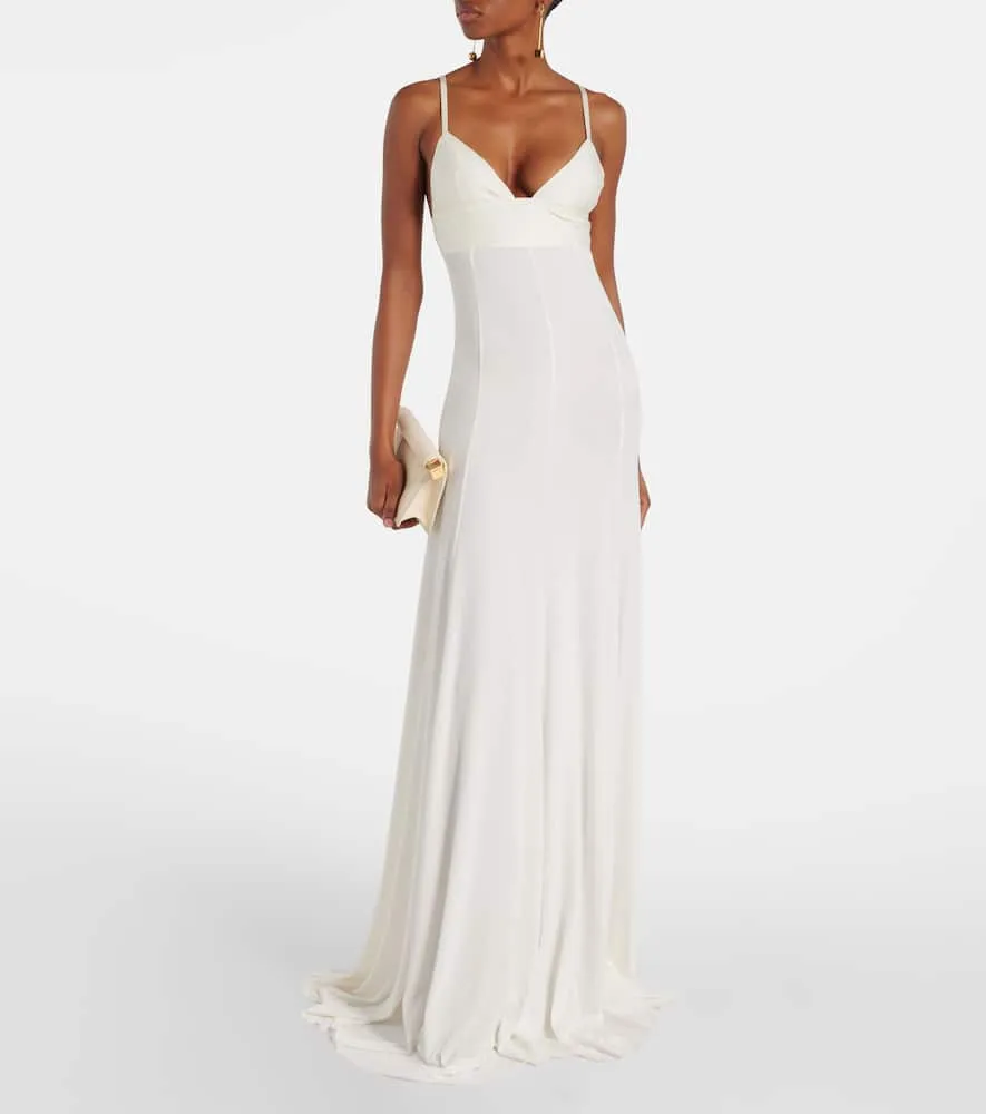 Jacquemus Spalla jersey gown
