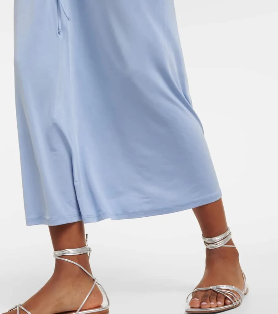 Jade Swim Kira ruched midi dress