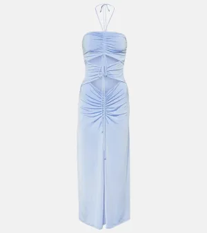 Jade Swim Kira ruched midi dress