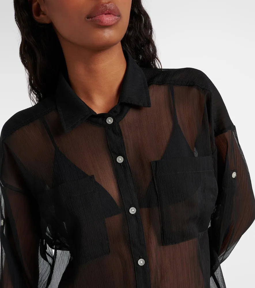 Jade Swim Mika mesh shirt dress