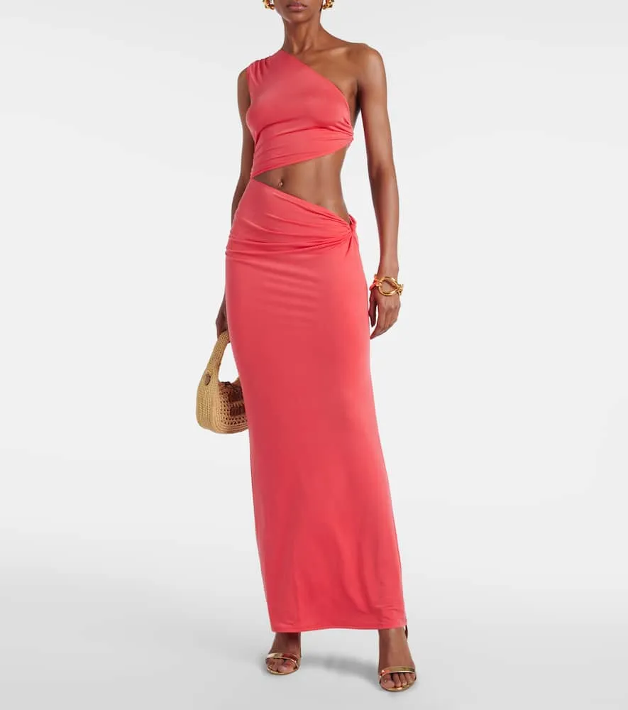 Jade Swim Yana cutout jersey maxi dress