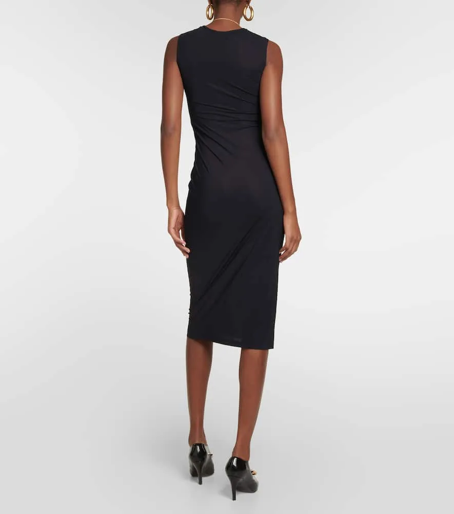 Jil Sander Fitted jersey midi dress