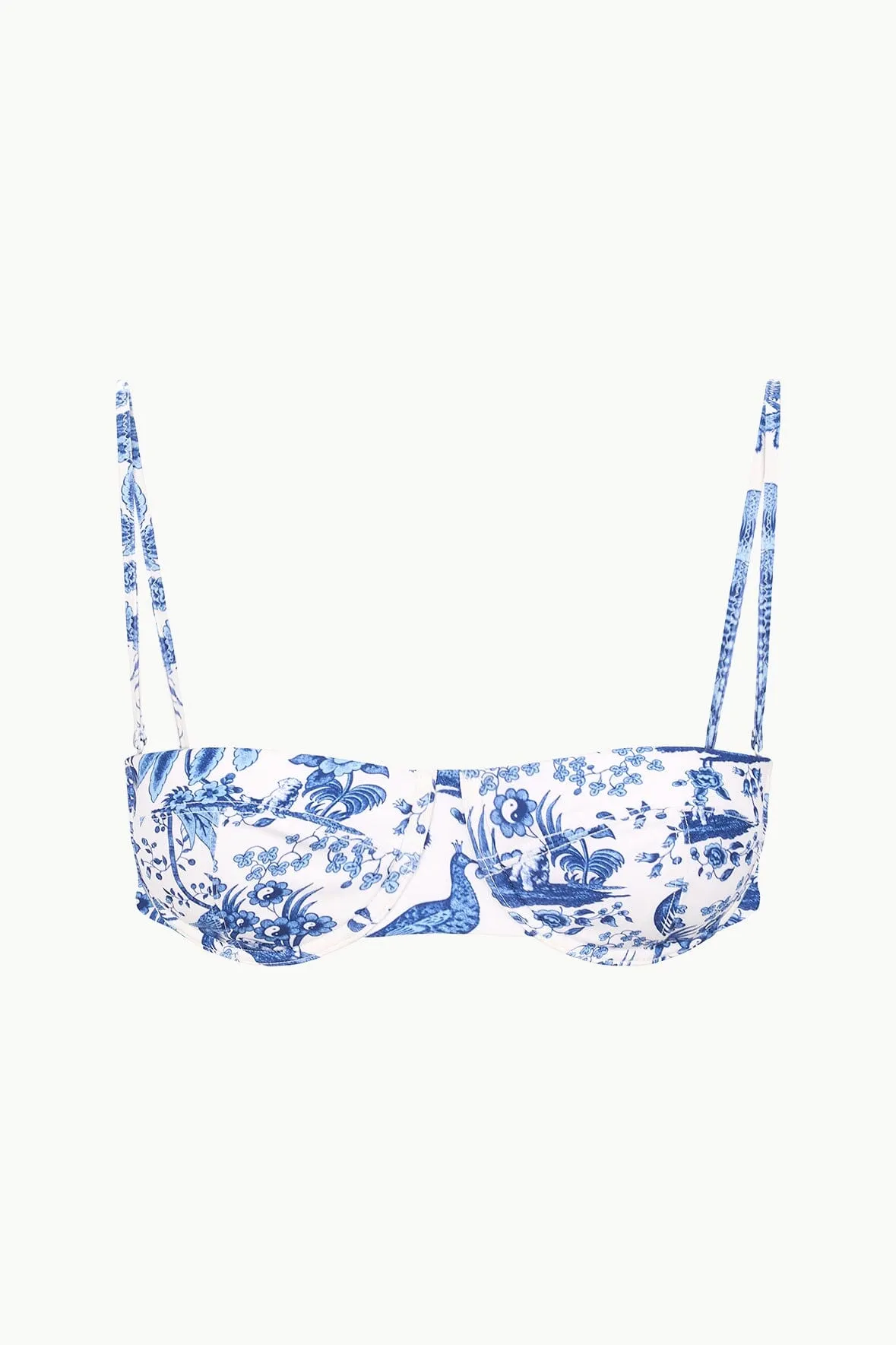 JO BALCONETTE BIKINI TOP | BLUE TOILE