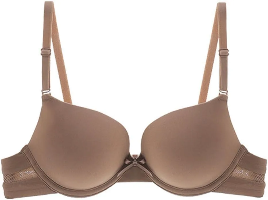 JOAU Push Up Bra for Women, Sexy Deep V Neck Seamless Comfort Bralettes Underwire Supportive Full Coverage Everyday Bras