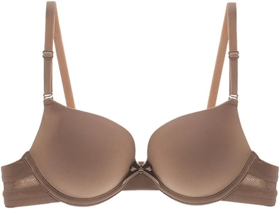 JOAU Push Up Bra for Women, Sexy Deep V Neck Seamless Comfort Bralettes Underwire Supportive Full Coverage Everyday Bras