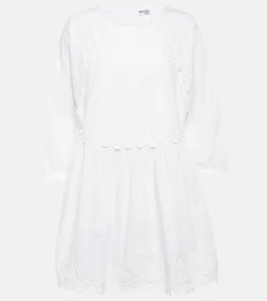 Juliet Dunn Cotton poplin minidress