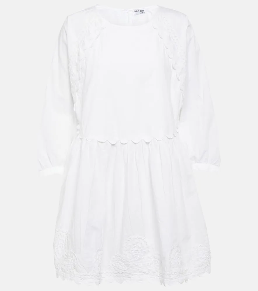 Juliet Dunn Cotton poplin minidress