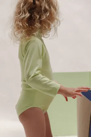 June Girls Long Sleeve One Piece - Melon