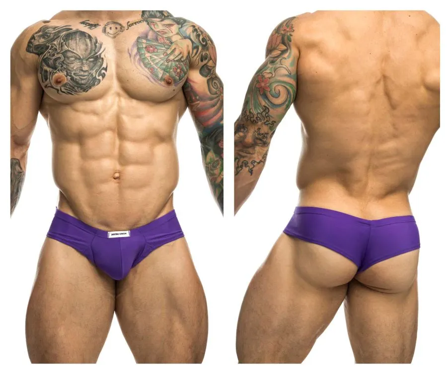 JUSTIN SIMON XSJ22 Cheek Briefs Color Purple